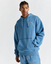 Helix Oversized Hoodie - Blue