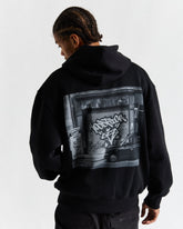 Graffiti Shutter Hoodie - Black/Grey