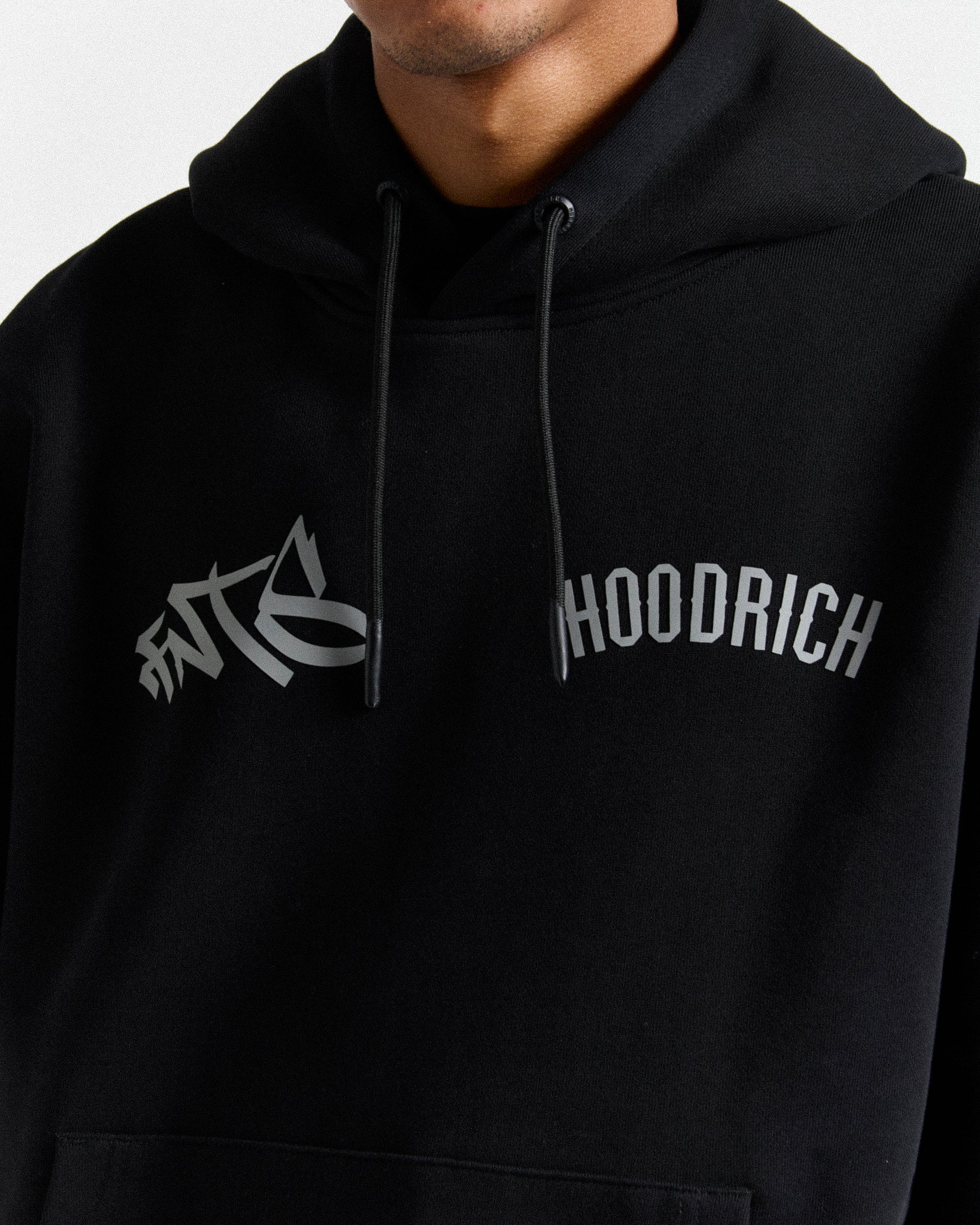 Graffiti Shutter Hoodie - Black/Grey