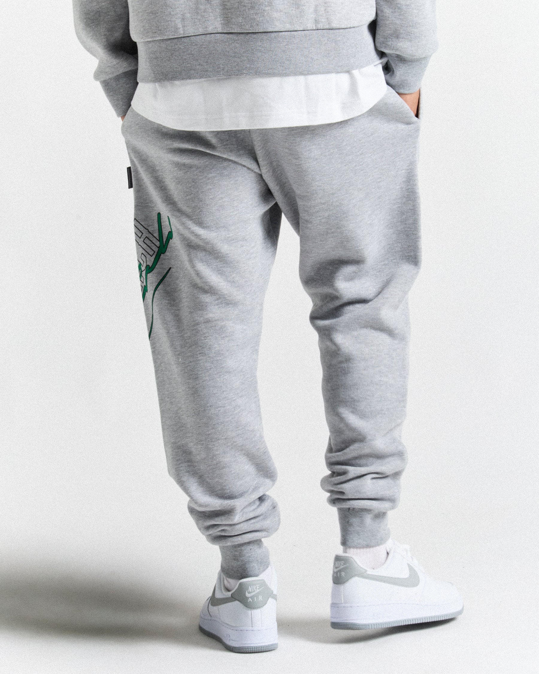 Caliber Joggers - Grey/Black/Green