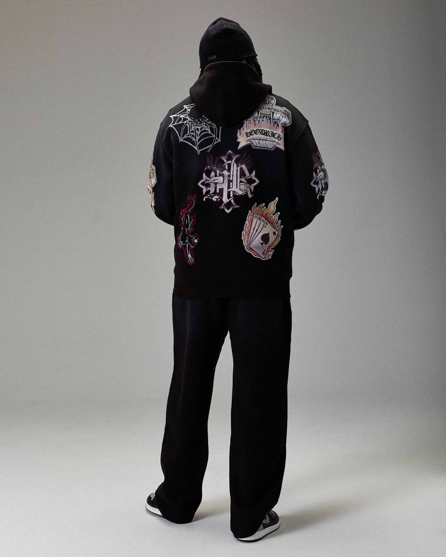 The Winner's Circle Phase Oversized Zip Hoodie - Black