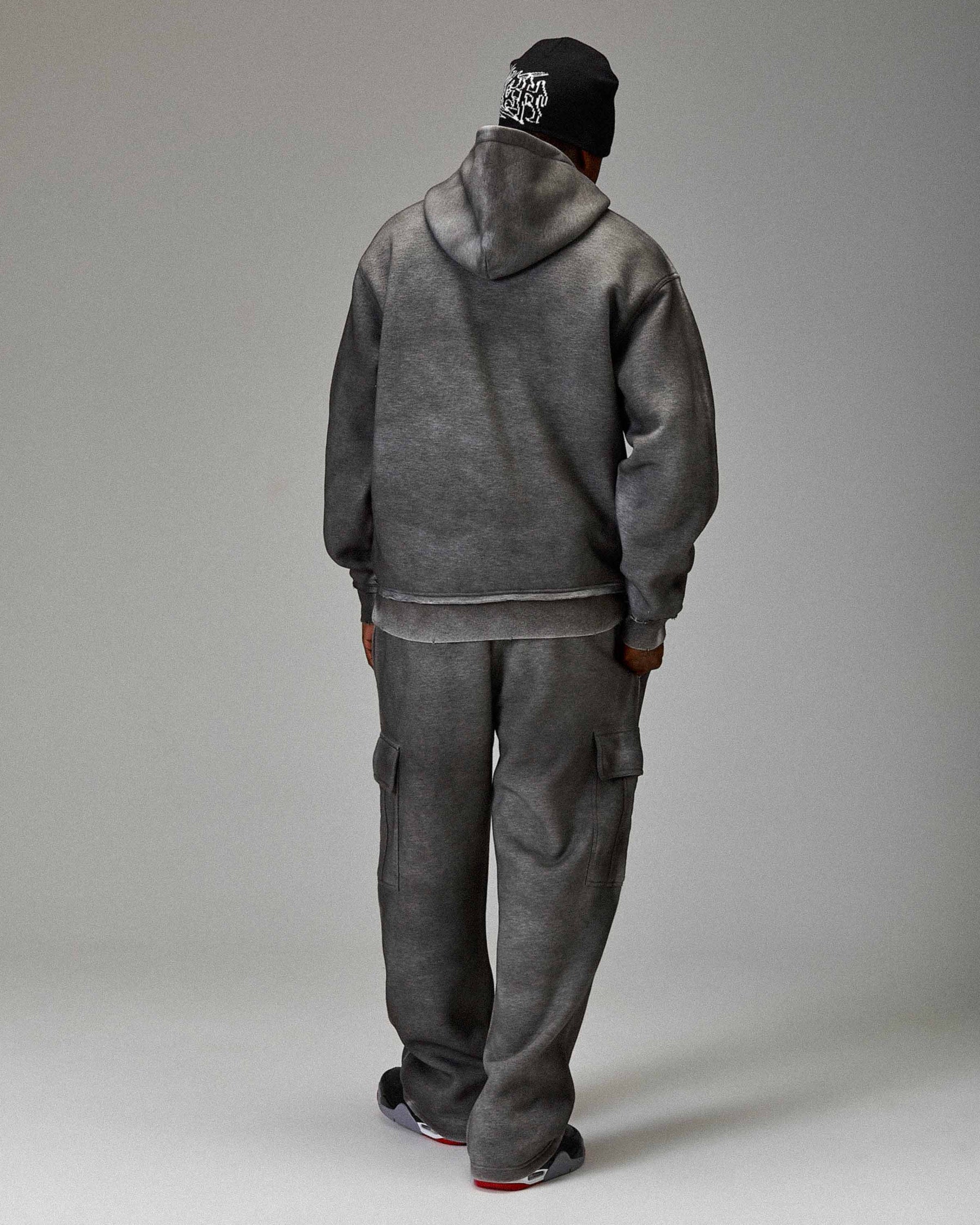 Jogger oversize con orlo aperto The Winner's Circle Hazy - Nero