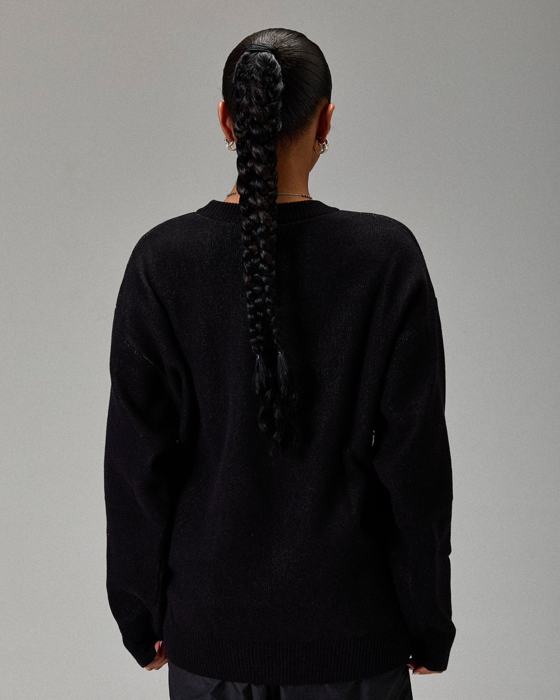 Maglione in maglia The Winner's Circle Wreckage - Nero/bianco