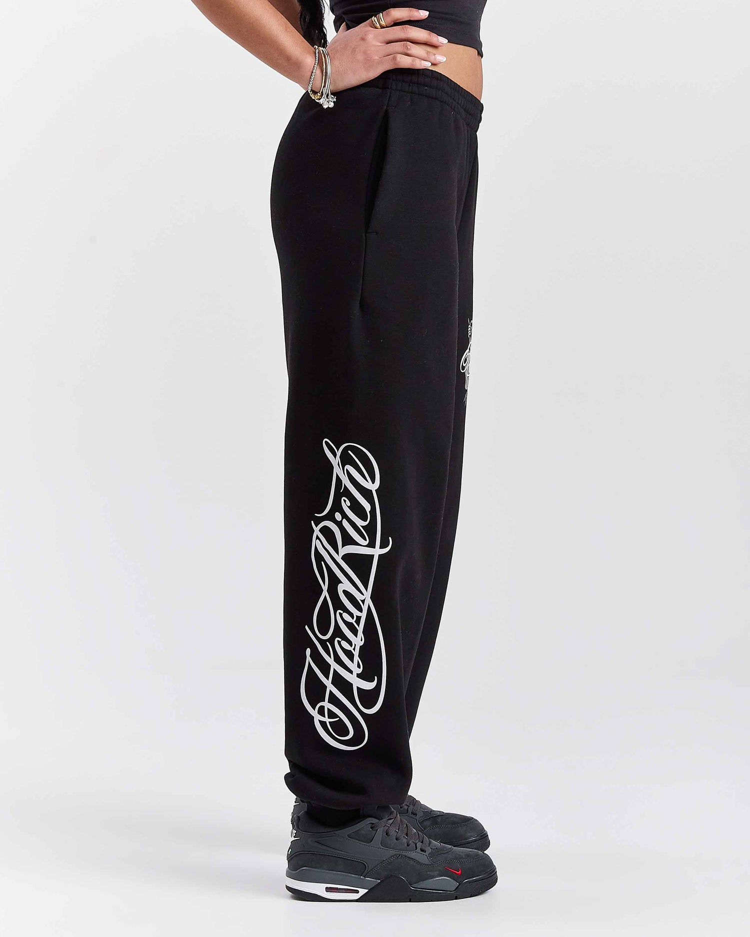 Pantaloni da jogging oversize Vox - Nero/Rosso