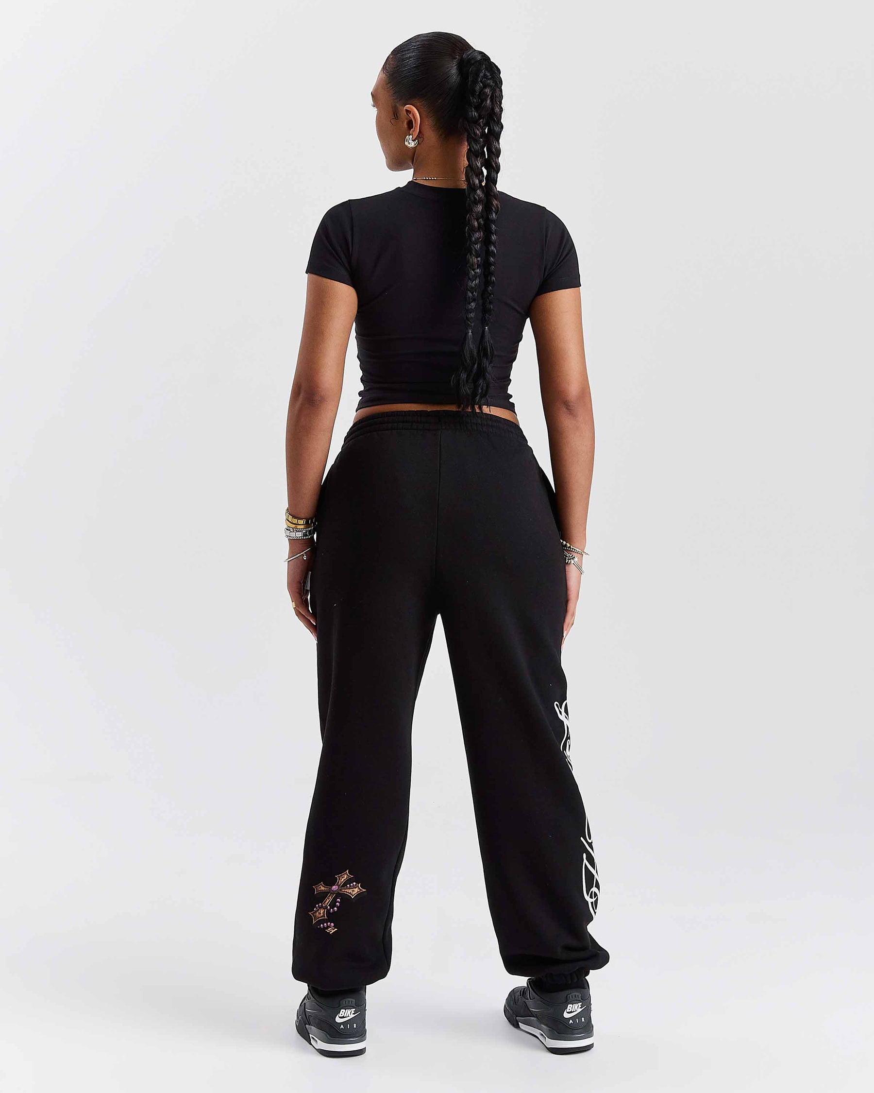 Pantaloni da jogging oversize Vox - Nero/Rosso