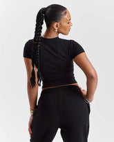 Maglietta attillata Vox - Nero/Rosso