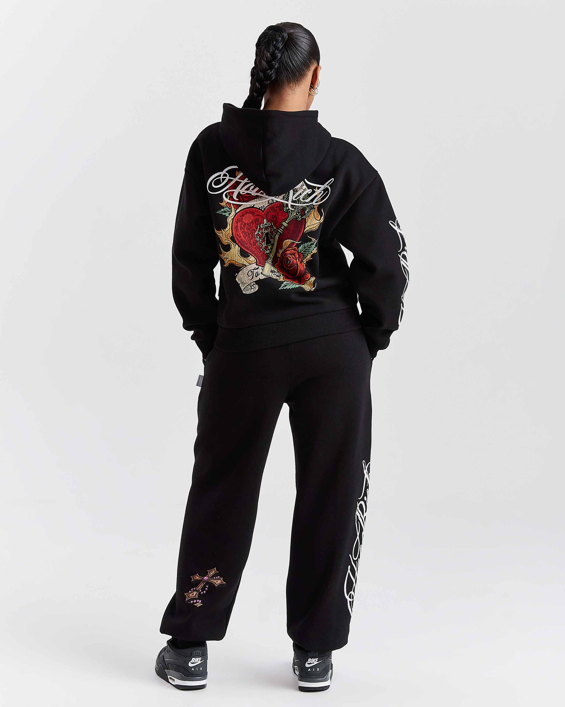 Pantaloni da jogging oversize Vox - Nero/Rosso