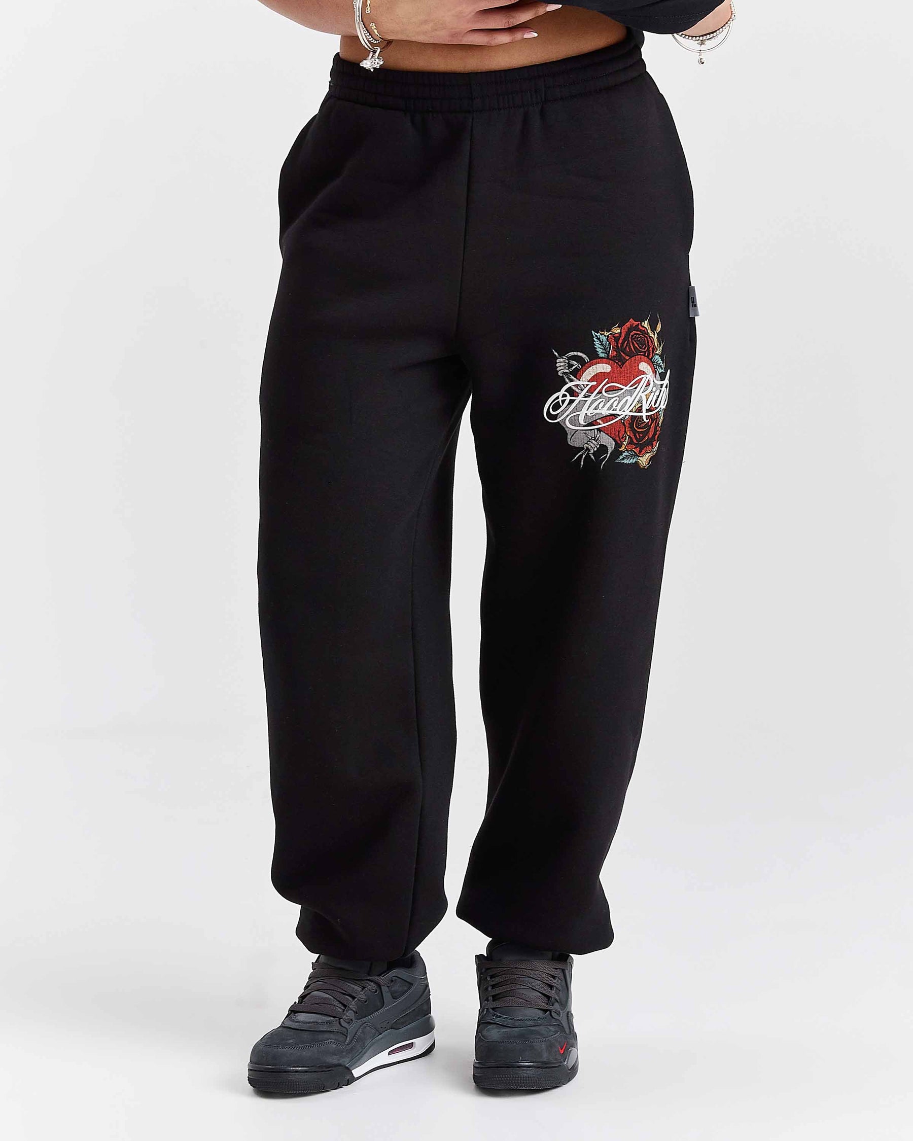 T-shirt oversize Vox - Nero/Rosso