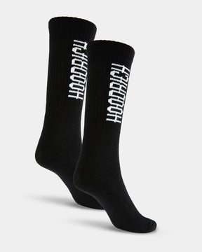 OG Core 3 Pack Crew Socks - Black/White