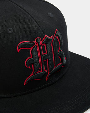 Helix Snapback Cap - Black/Red