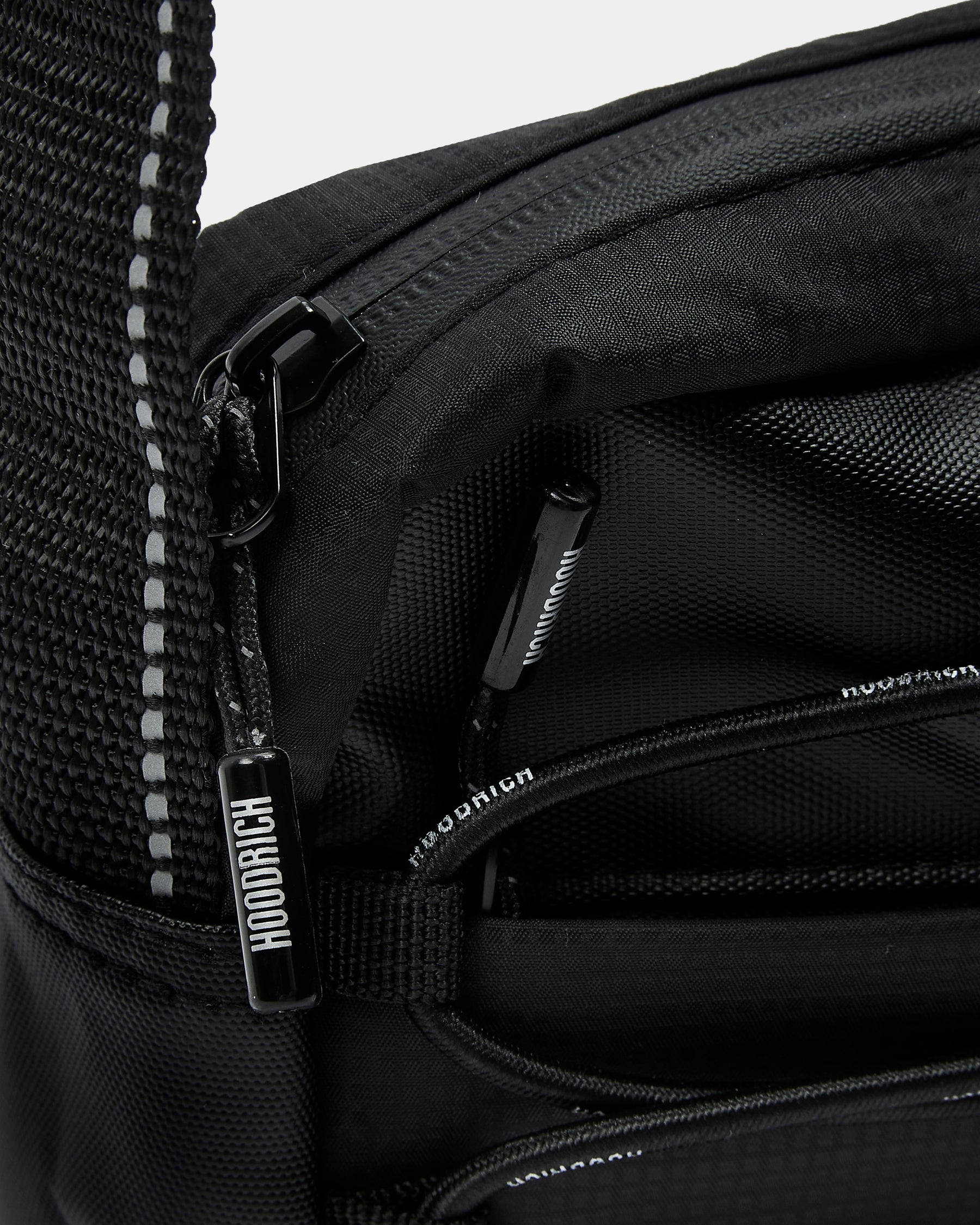 Peak Cross Body Bag - Black/White/Reflective