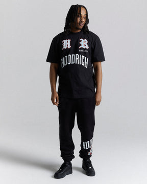 Menace Oversized T-Shirt - Black/White/Red