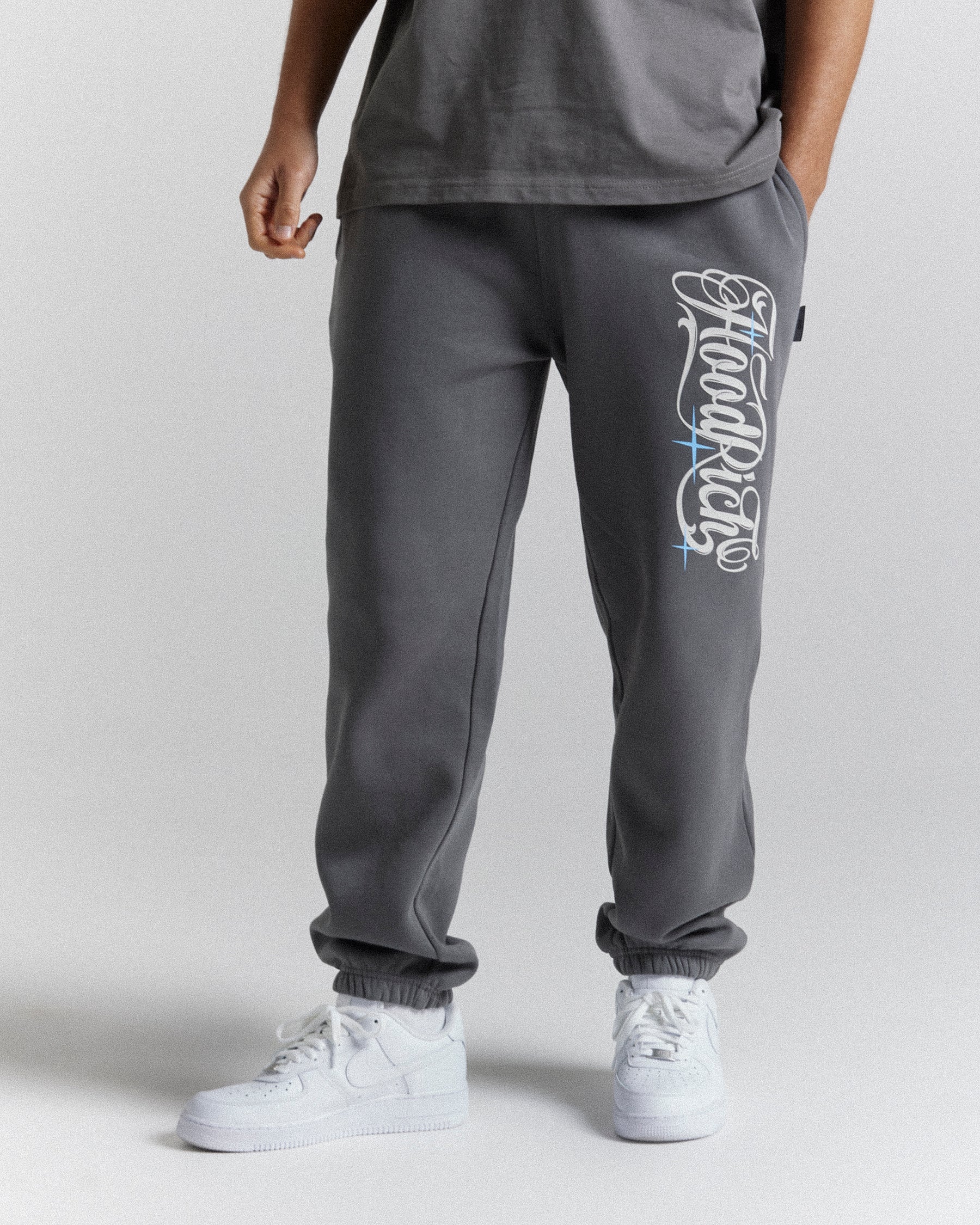 Legacy Oversized Jogger - Greys/White/Blue