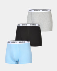 Confezione da 3 boxer Core - Nero/Blu/Grigio