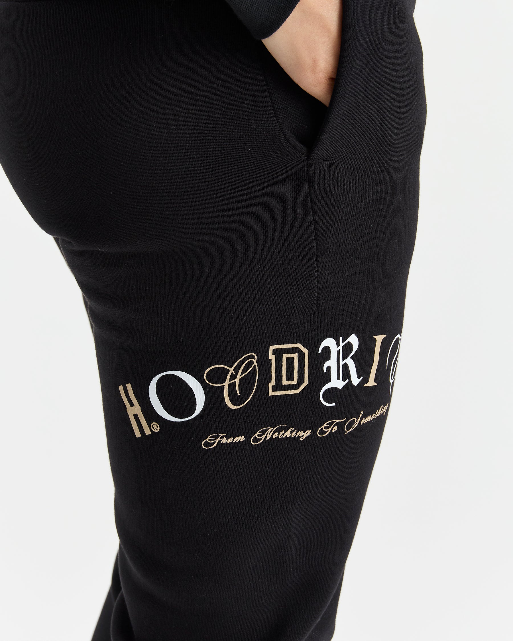 Calor Joggers - Black/Cream/Tan