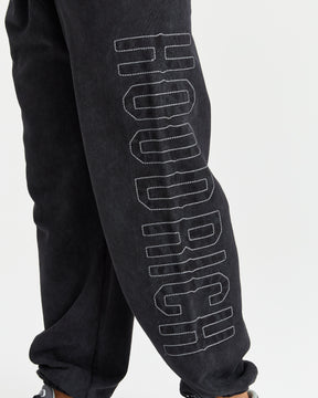 Erode Oversized Joggers - Black Wash