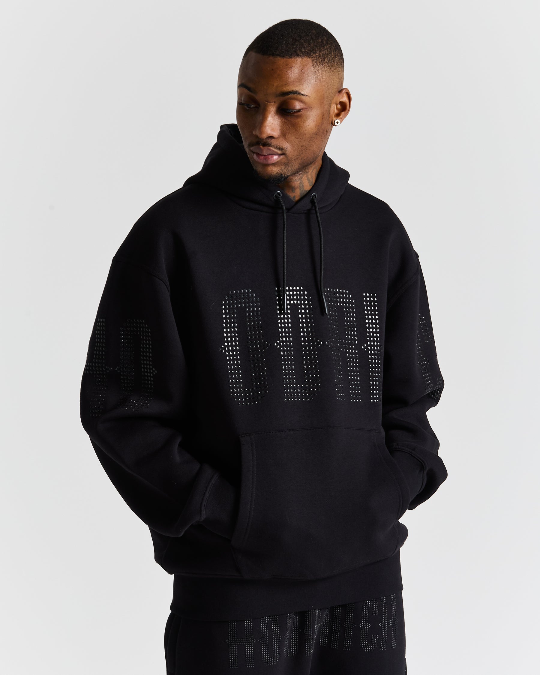 Grit Oversized Hoodie - Black