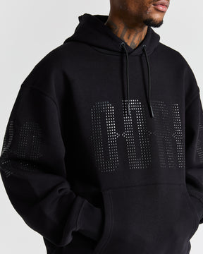 Grit Oversized Hoodie - Black