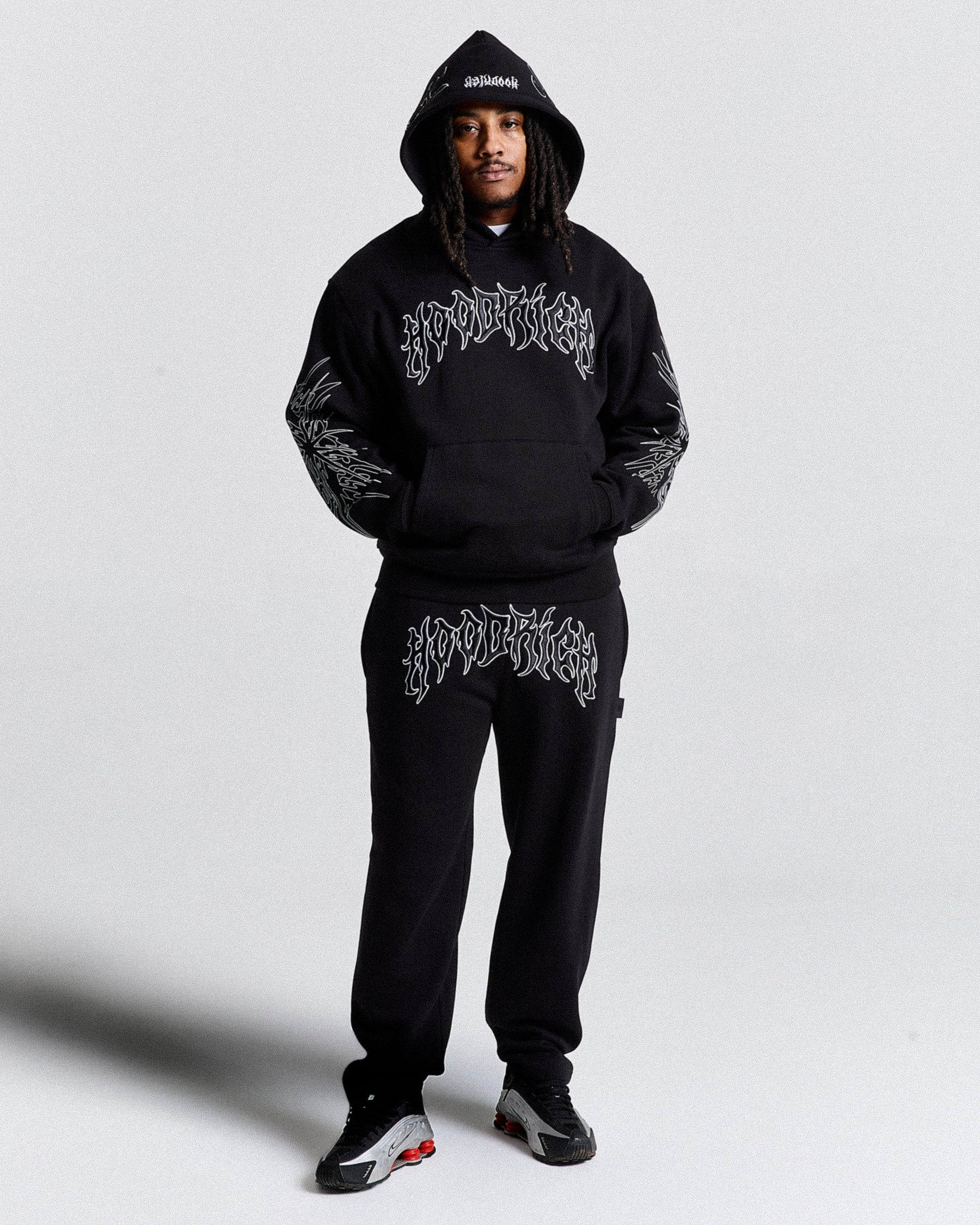 Pantaloni da jogging oversize Spectral - Nero/Bianco