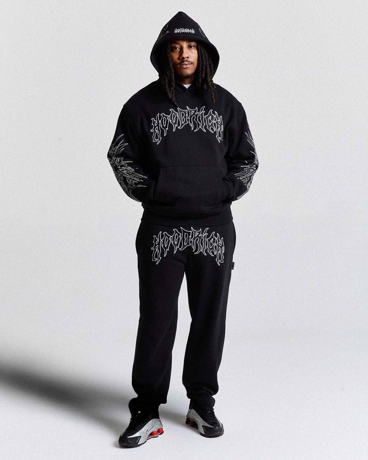 Pantaloni da jogging oversize Spectral - Nero/Bianco