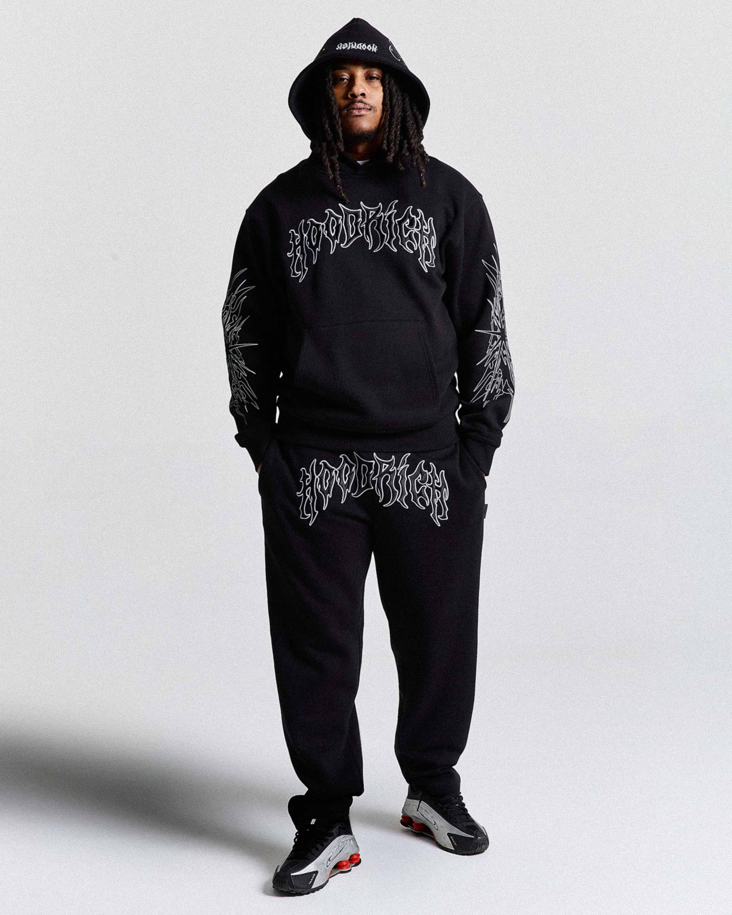 Pantaloni da jogging oversize Spectral - Nero/Bianco