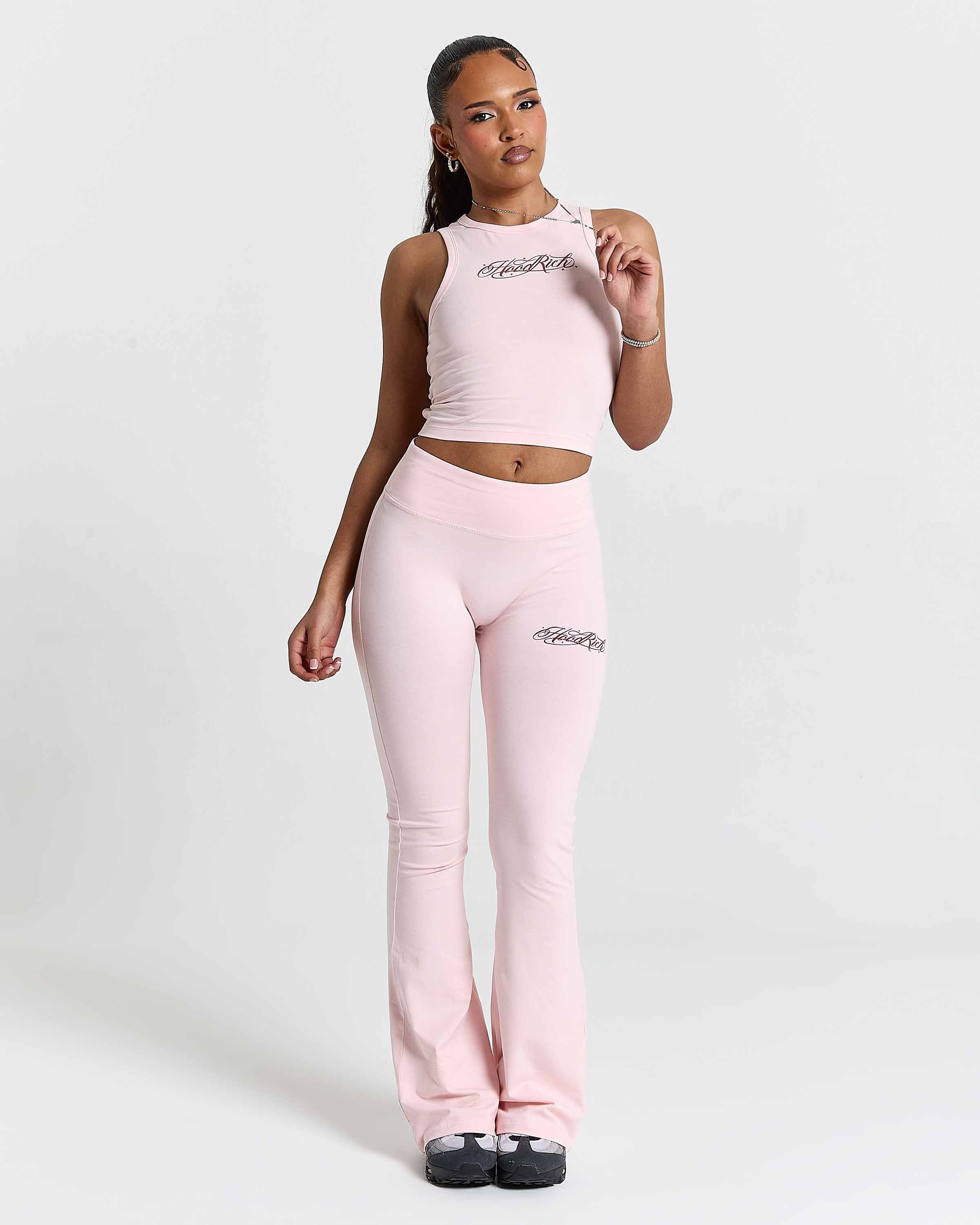 Gilet da corsa Solace Tie Back - Rosa