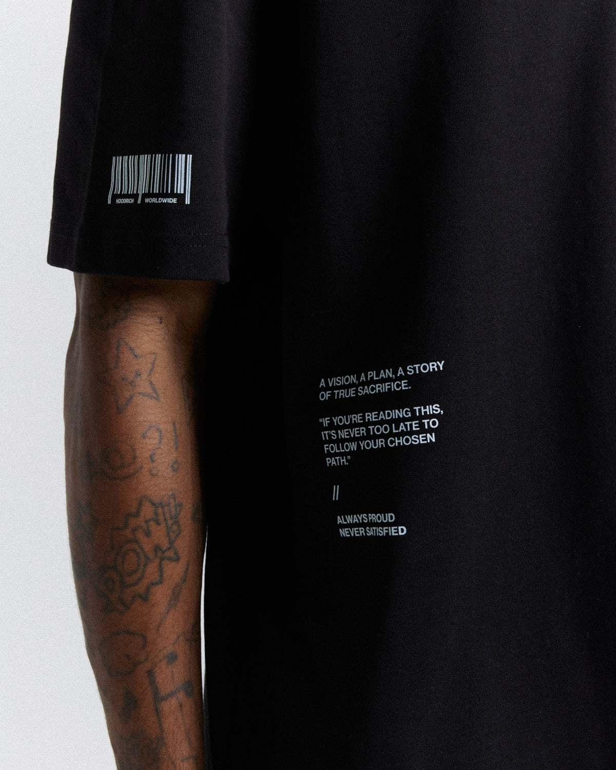 Maglietta oversize mondiale - Nero/Bianco/Blu