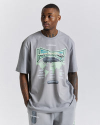 Maglietta oversize mondiale - Grigio/Bianco/Verde