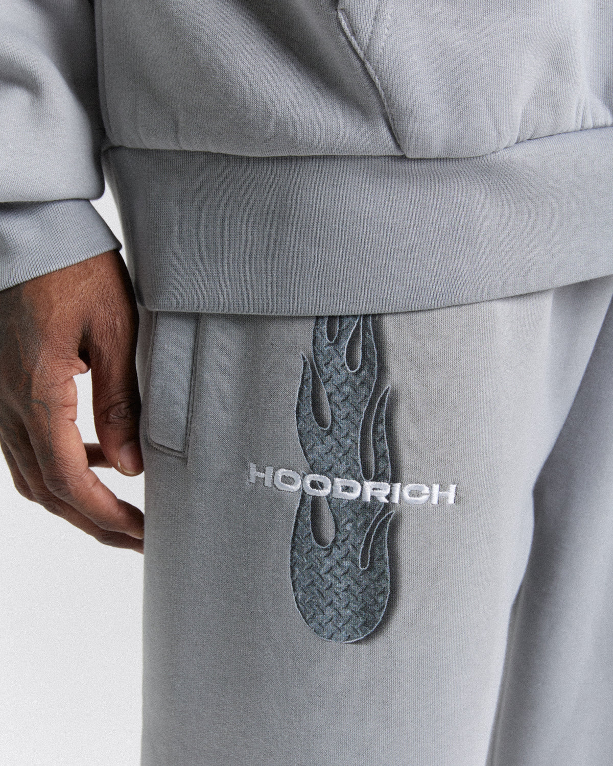 Pantaloni da jogging oversize Worldwide - Grigio/Bianco/Verde