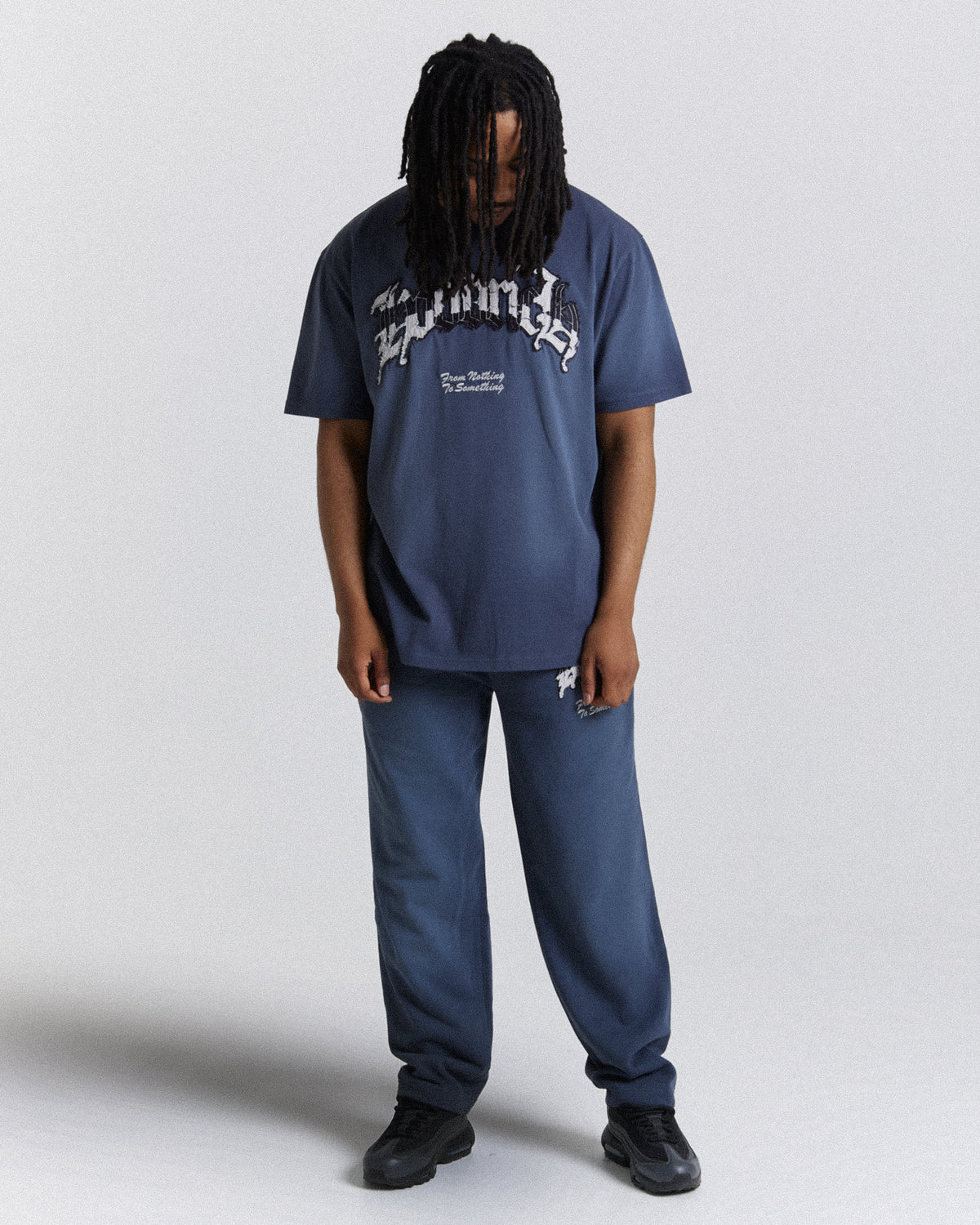 T-shirt oversize Ash - Blu/Grigio