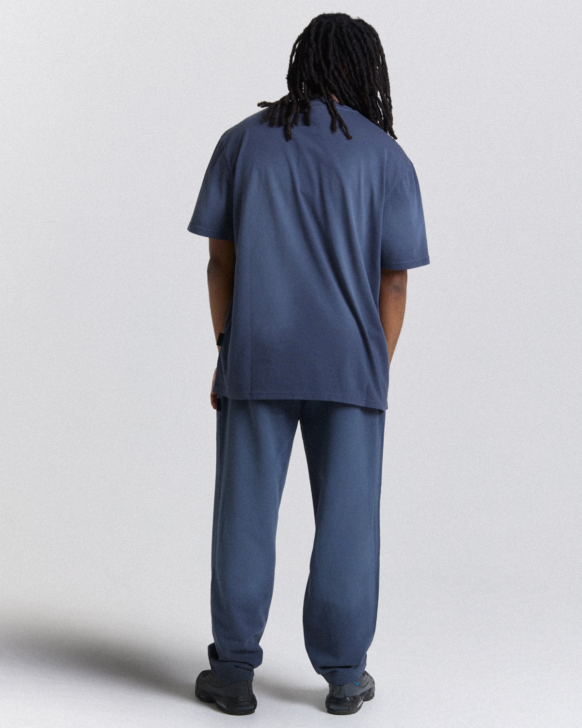 T-shirt oversize Ash - Blu/Grigio
