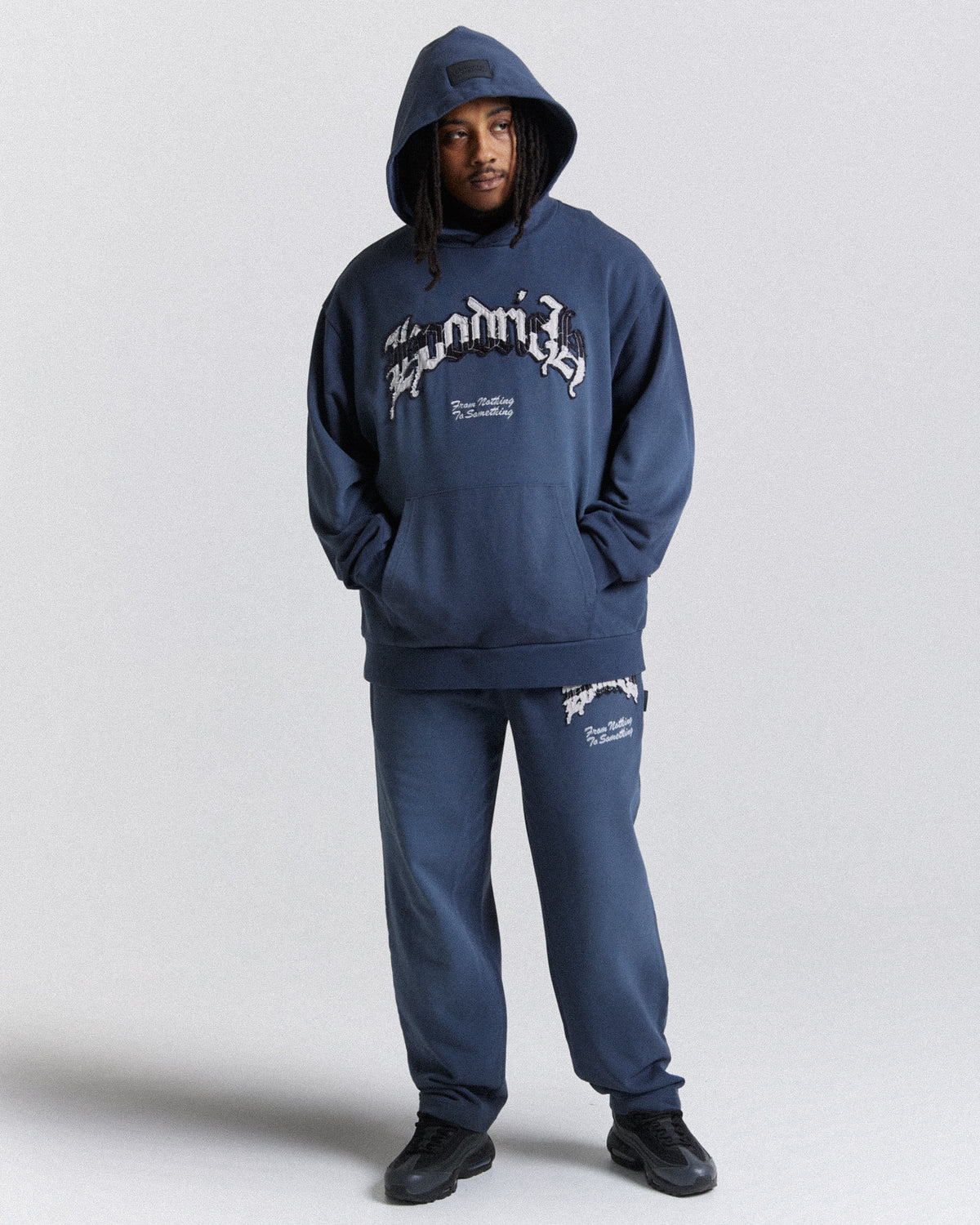 Pantaloni da jogging oversize Ash - Blu/Grigio