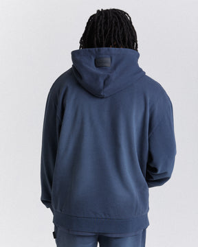 Ash Oversized Hoodie - Blue/Grey