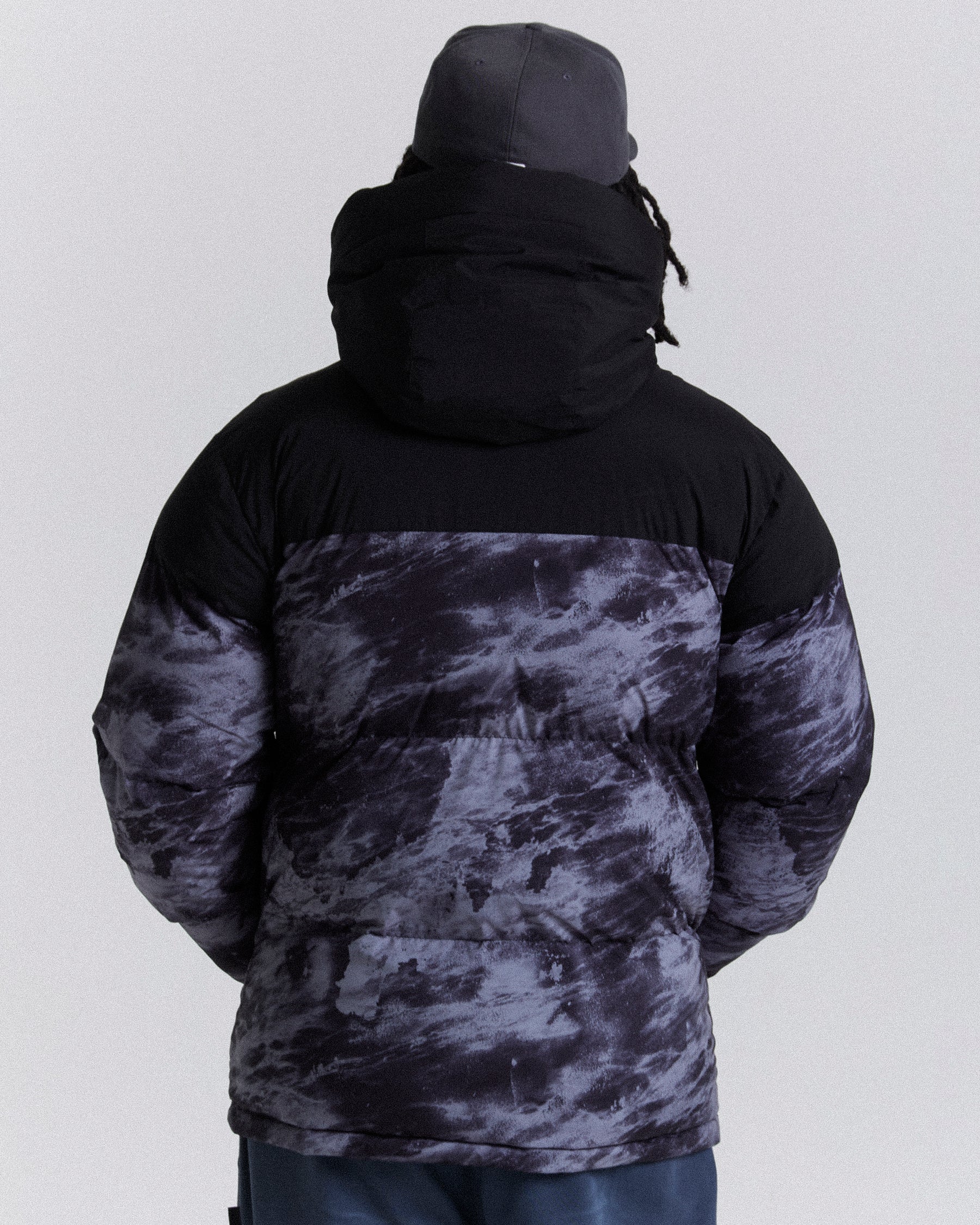 Abstract Jacket - Camo/Black