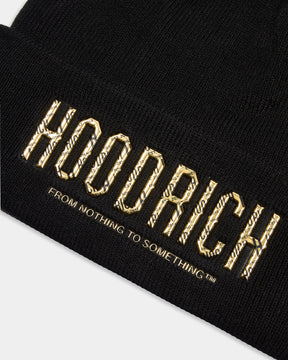 Icarus Beanie - Black/gold