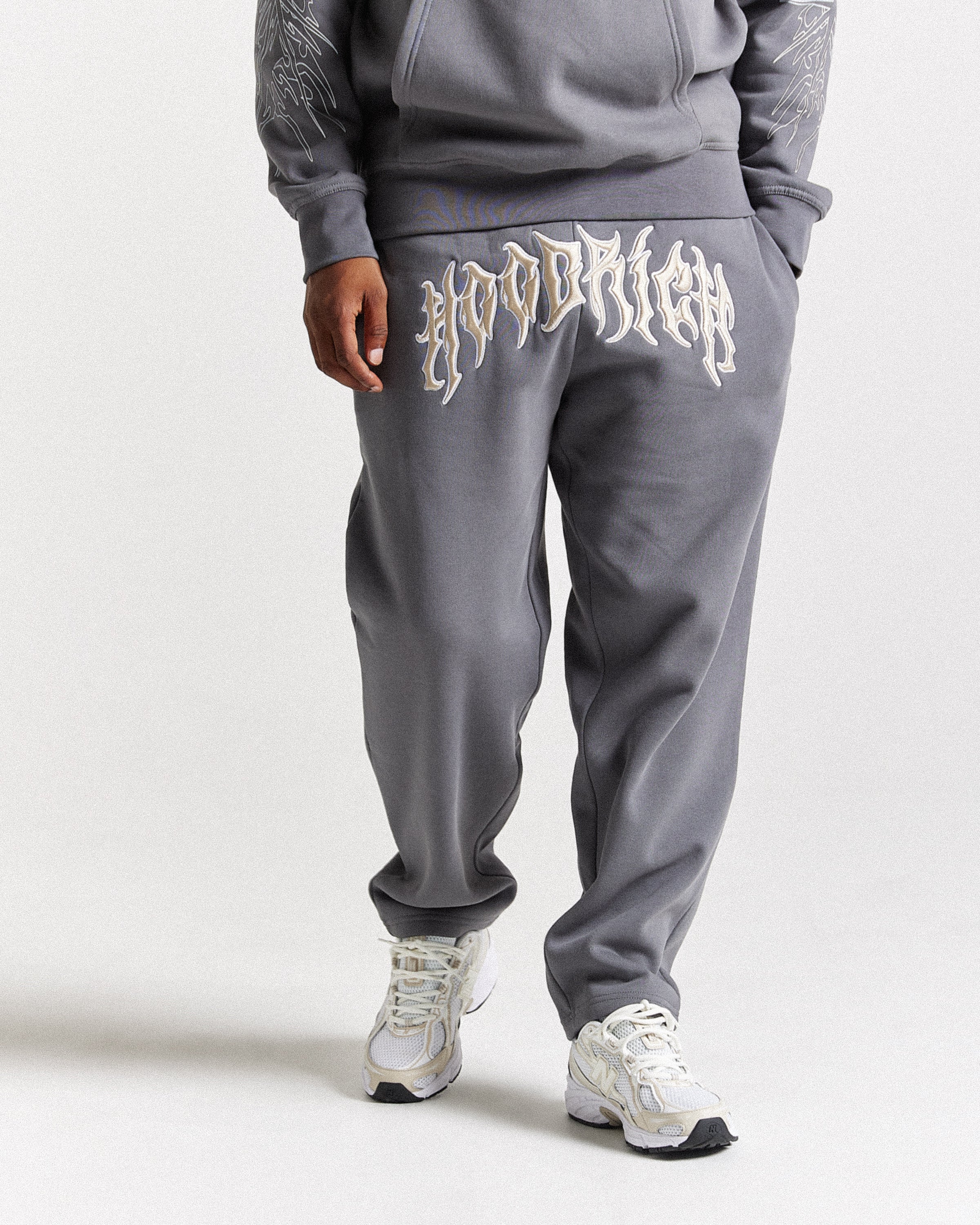 Pantaloni da jogging oversize Spectral - Grigio/Crema