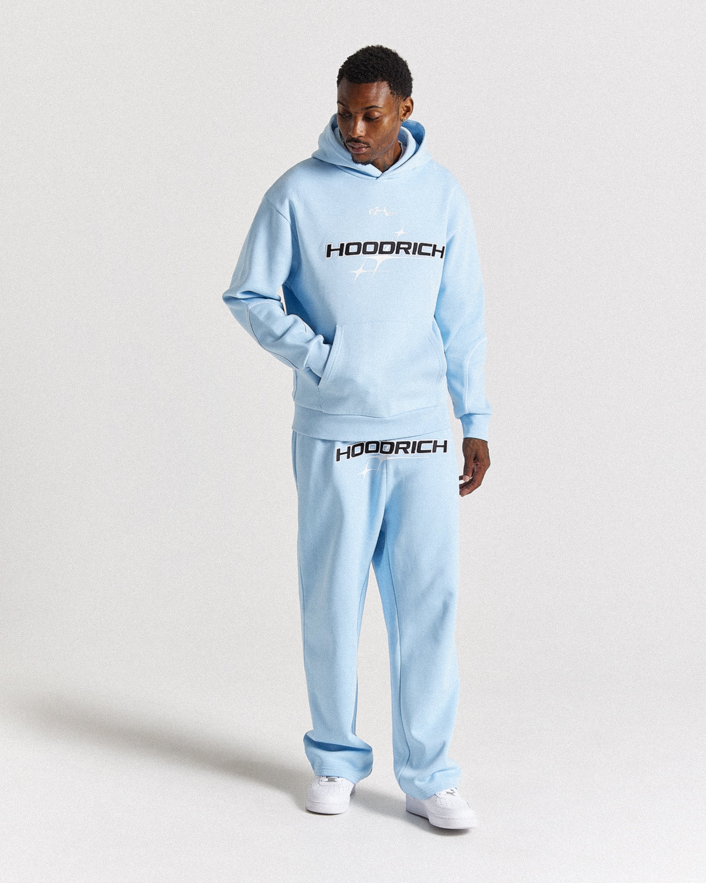 Pantaloni da jogging oversize Ryder - Blu/Nero/Bianco