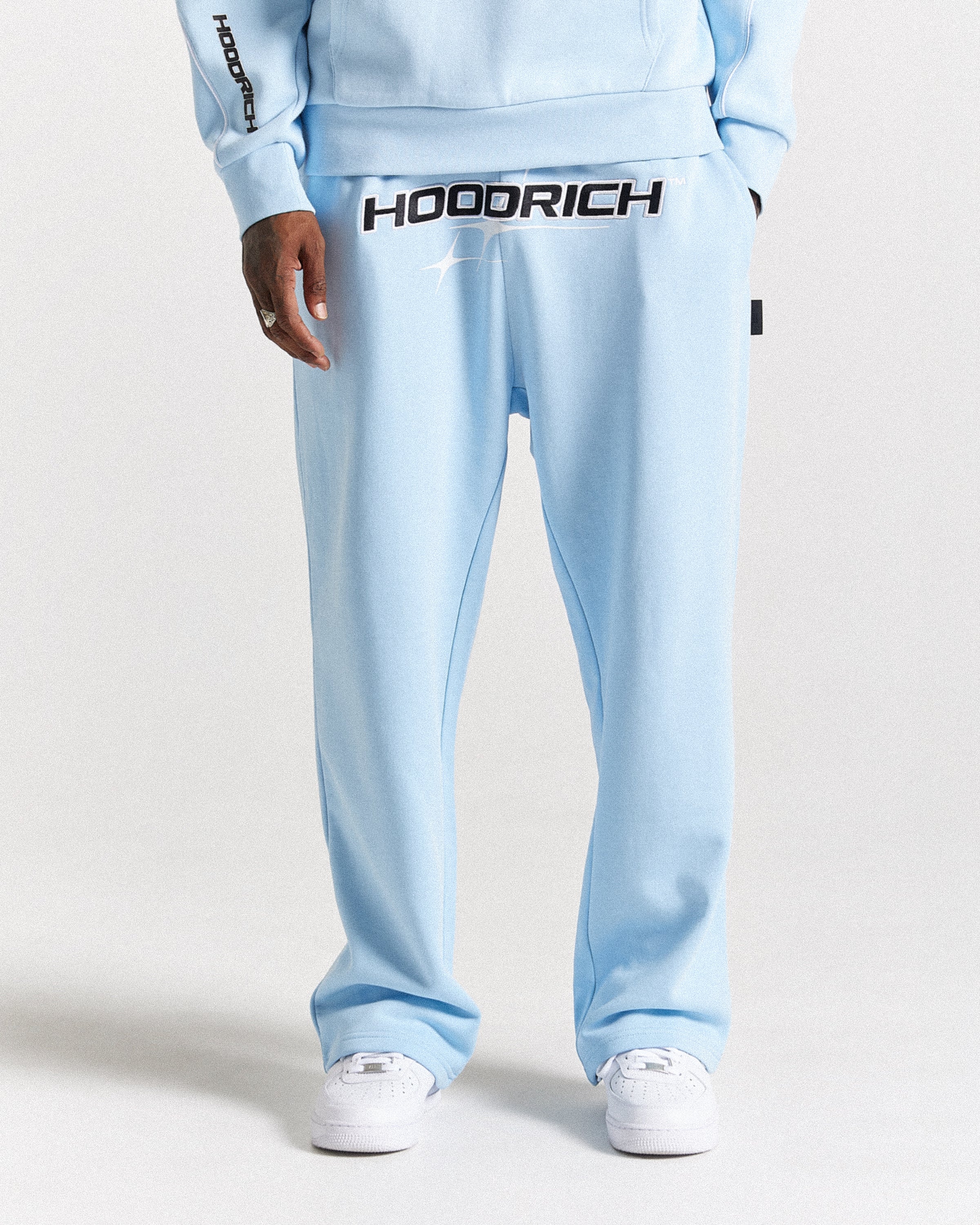 Pantaloni da jogging oversize Ryder - Blu/Nero/Bianco