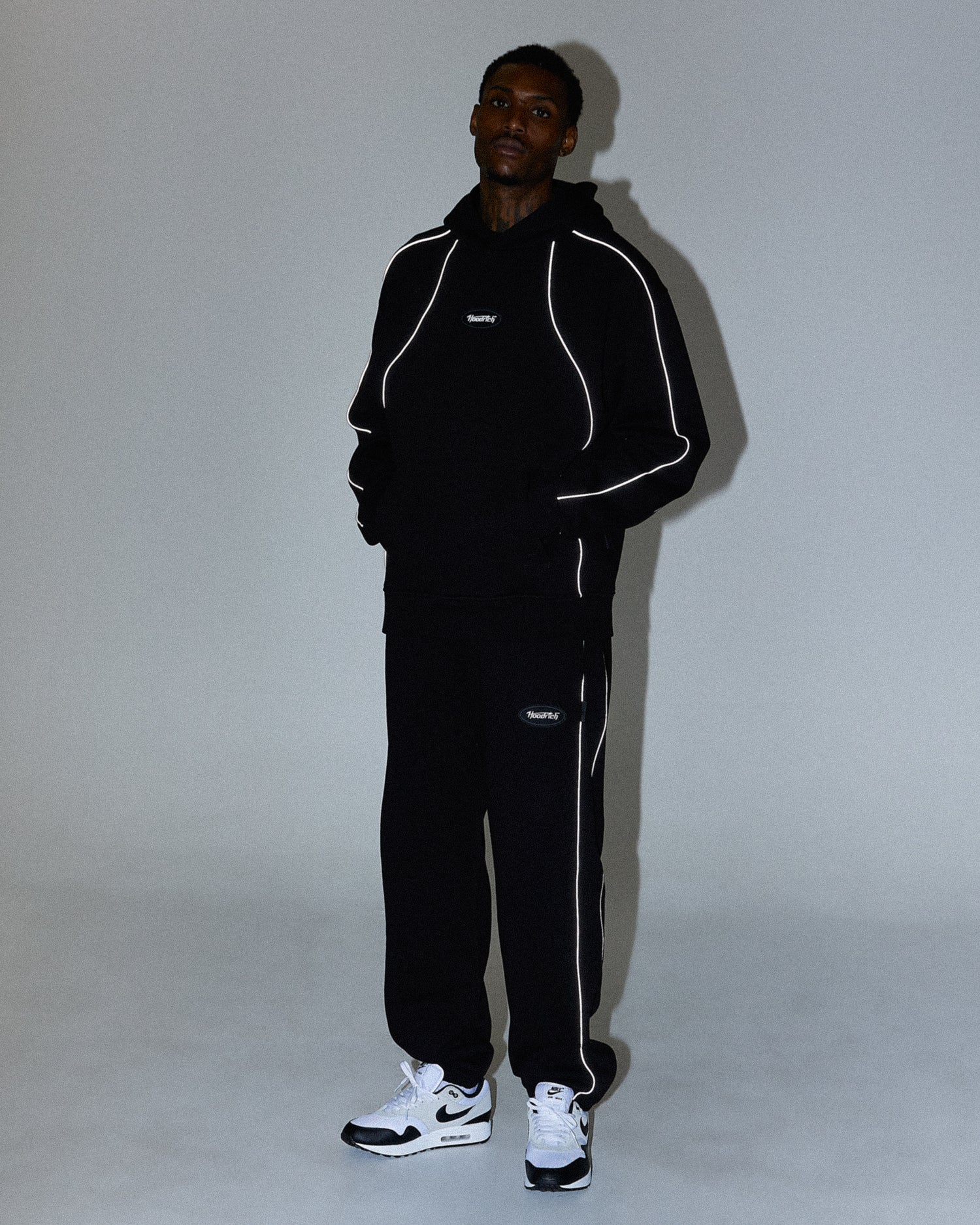 Cypher Oversized Jogger - Black/Reflective