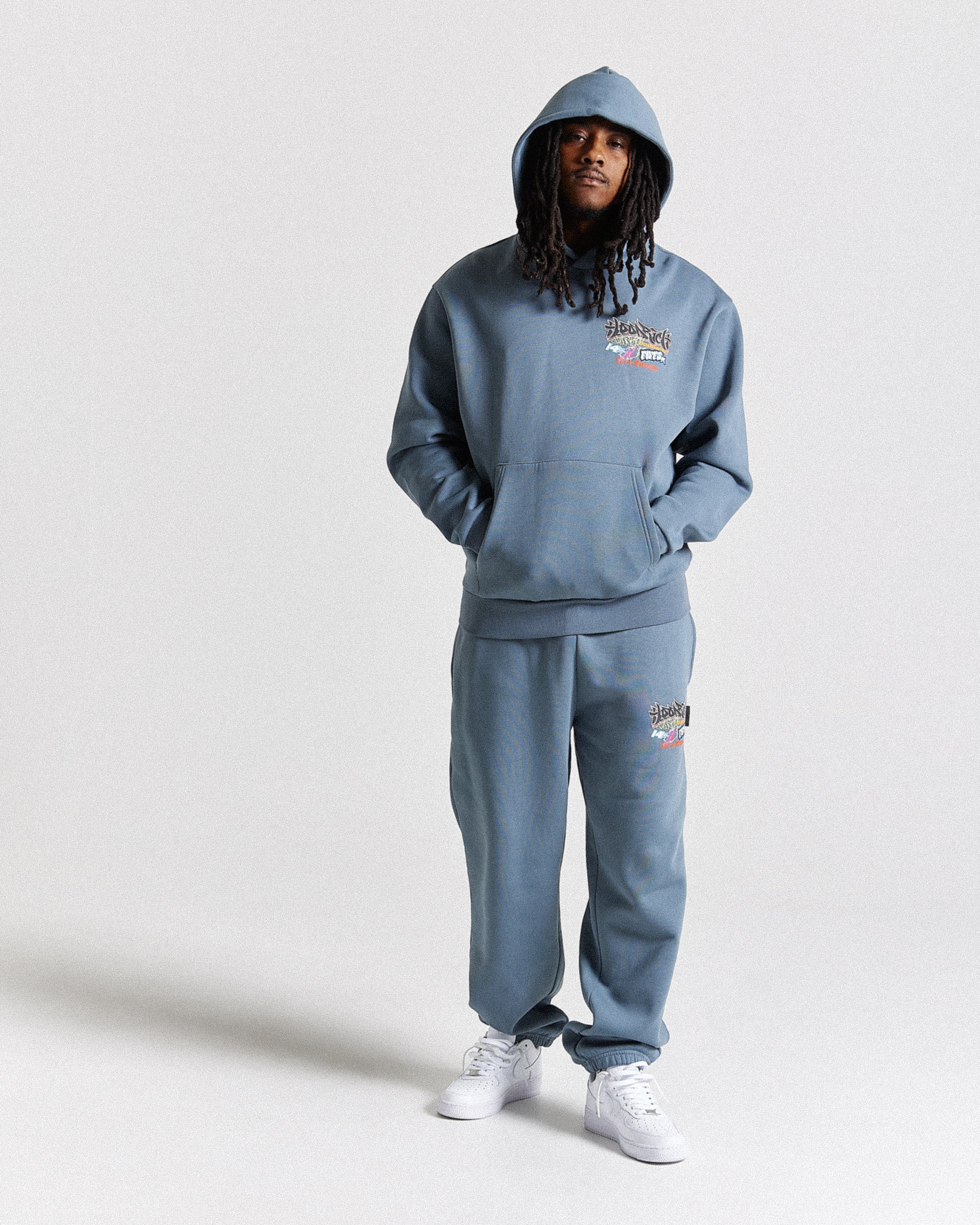 Pantaloni da jogging oversize Graff Rave - Grigio