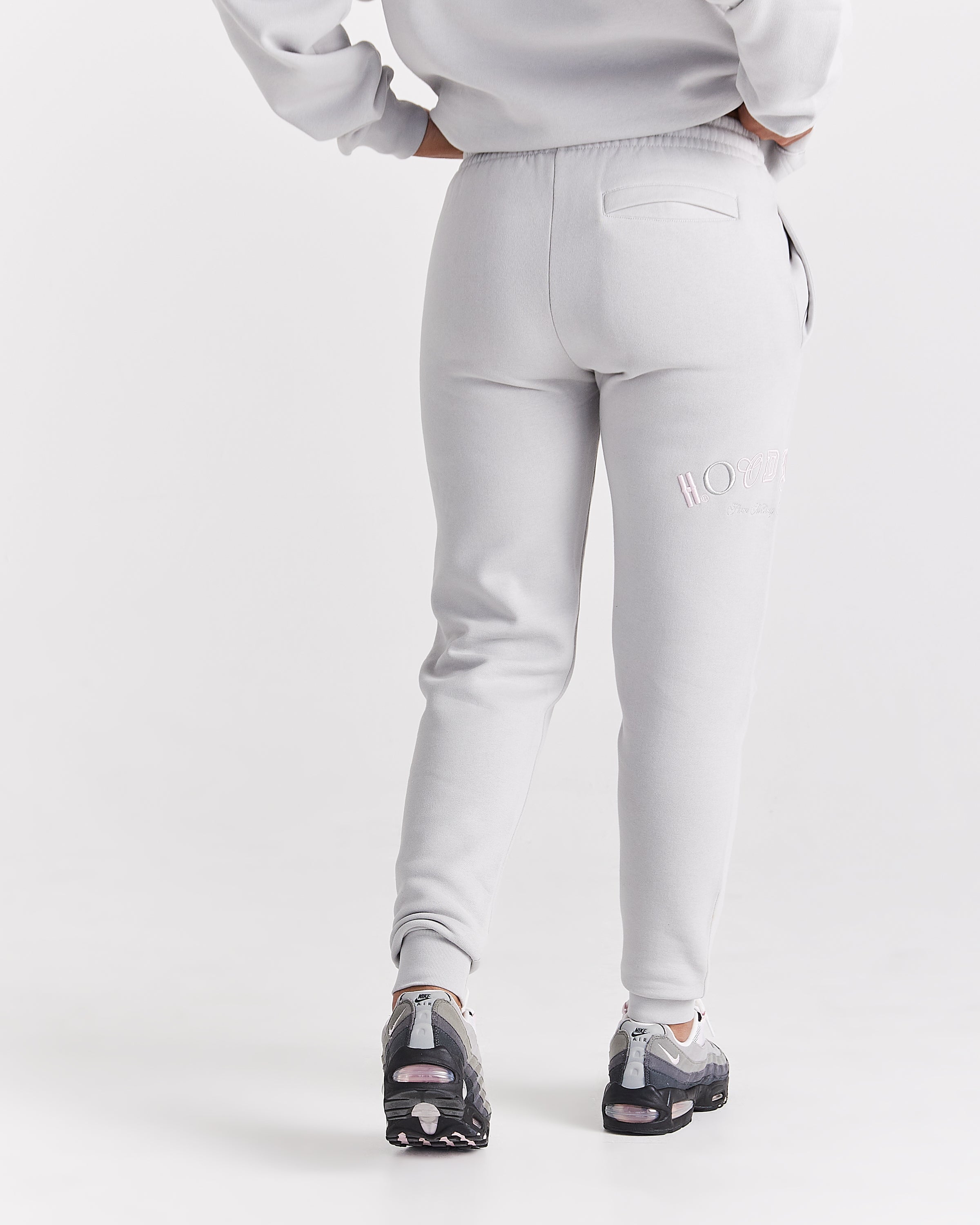Calor Slim Joggers - Grigio chiaro/Rosa