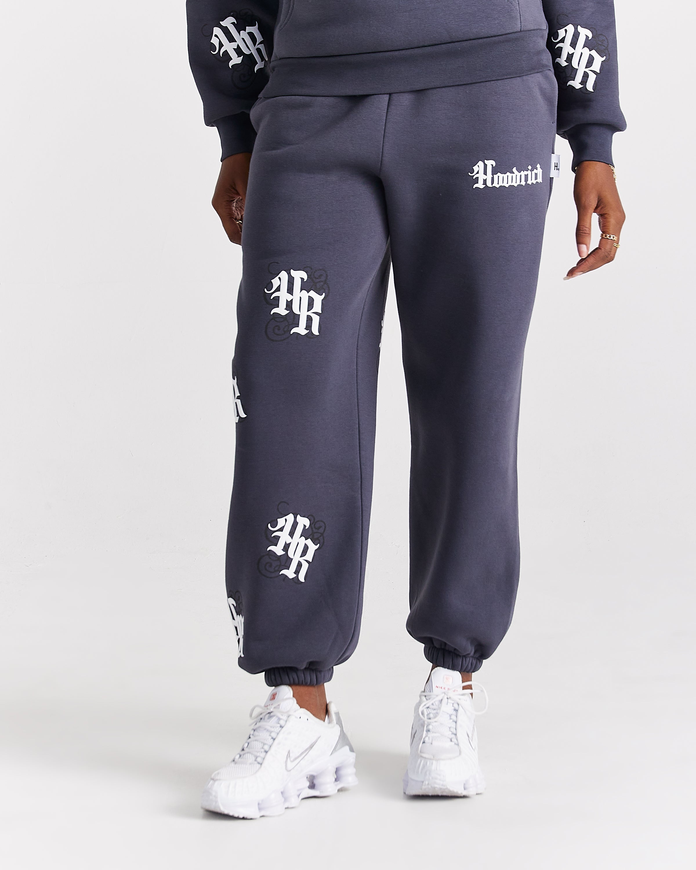 Pantaloni da jogging oversize Onyx - Grigio/Bianco