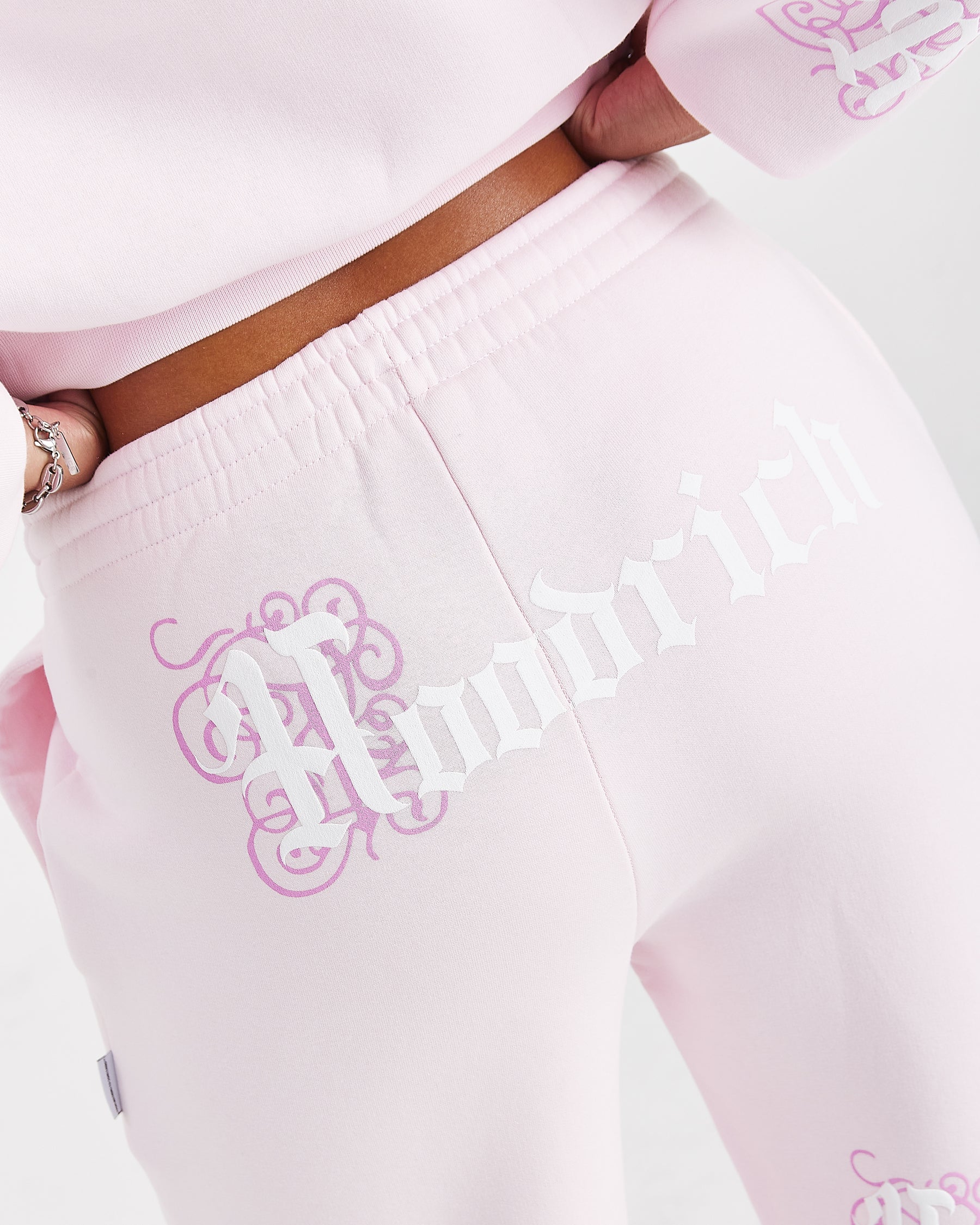 Onyx Oversized Joggers - Pink