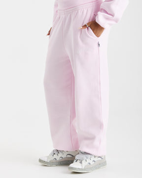 Lead Oversized Joggers - Pink/White