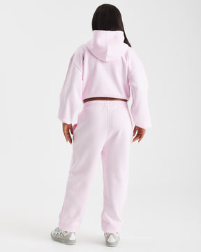 Lead Oversized Joggers - Pink/White