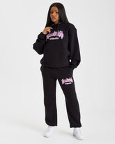 Sketch Money Joggers - Black/White/Pink