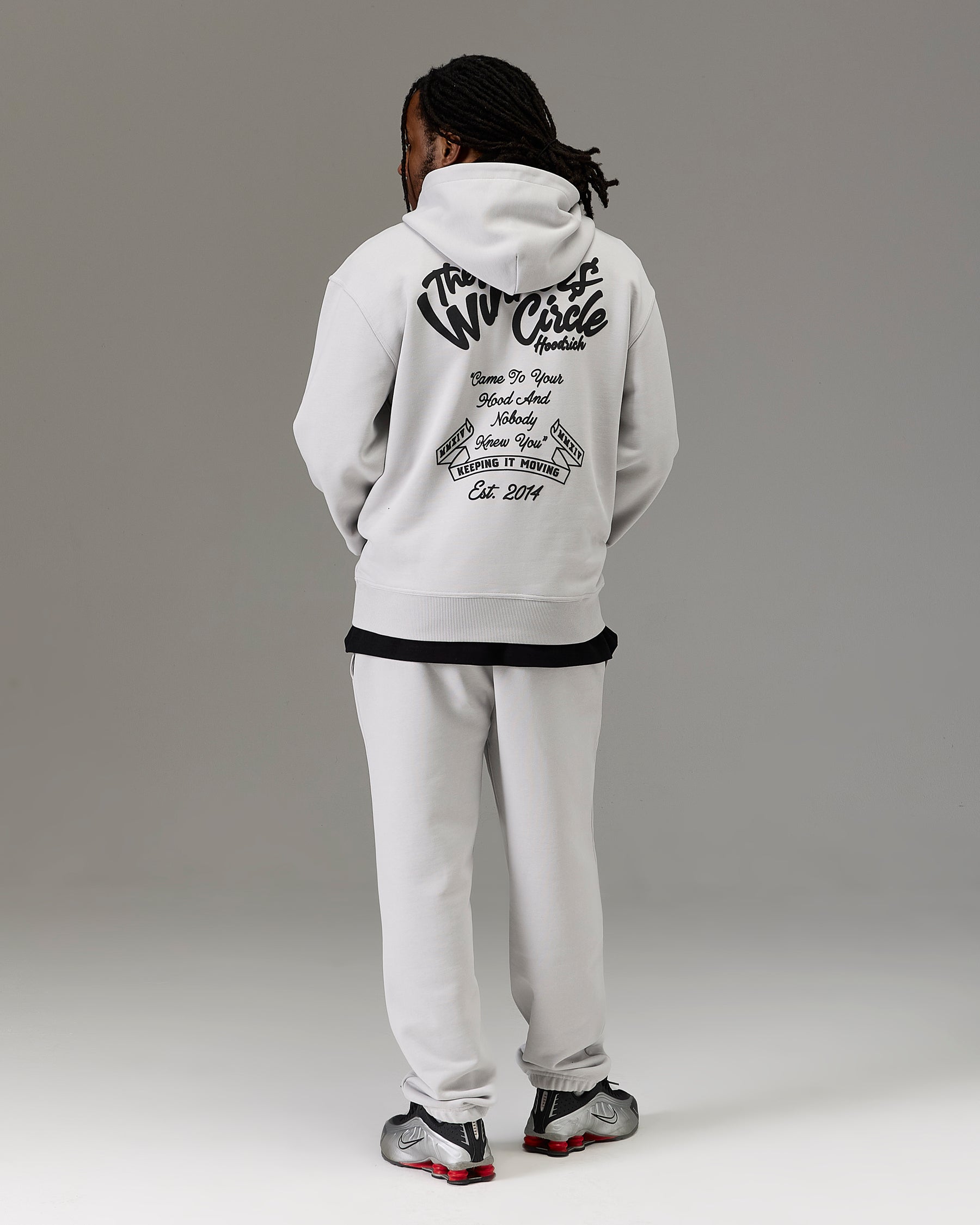 The Winners Circle Oversized Hoodie - Grey