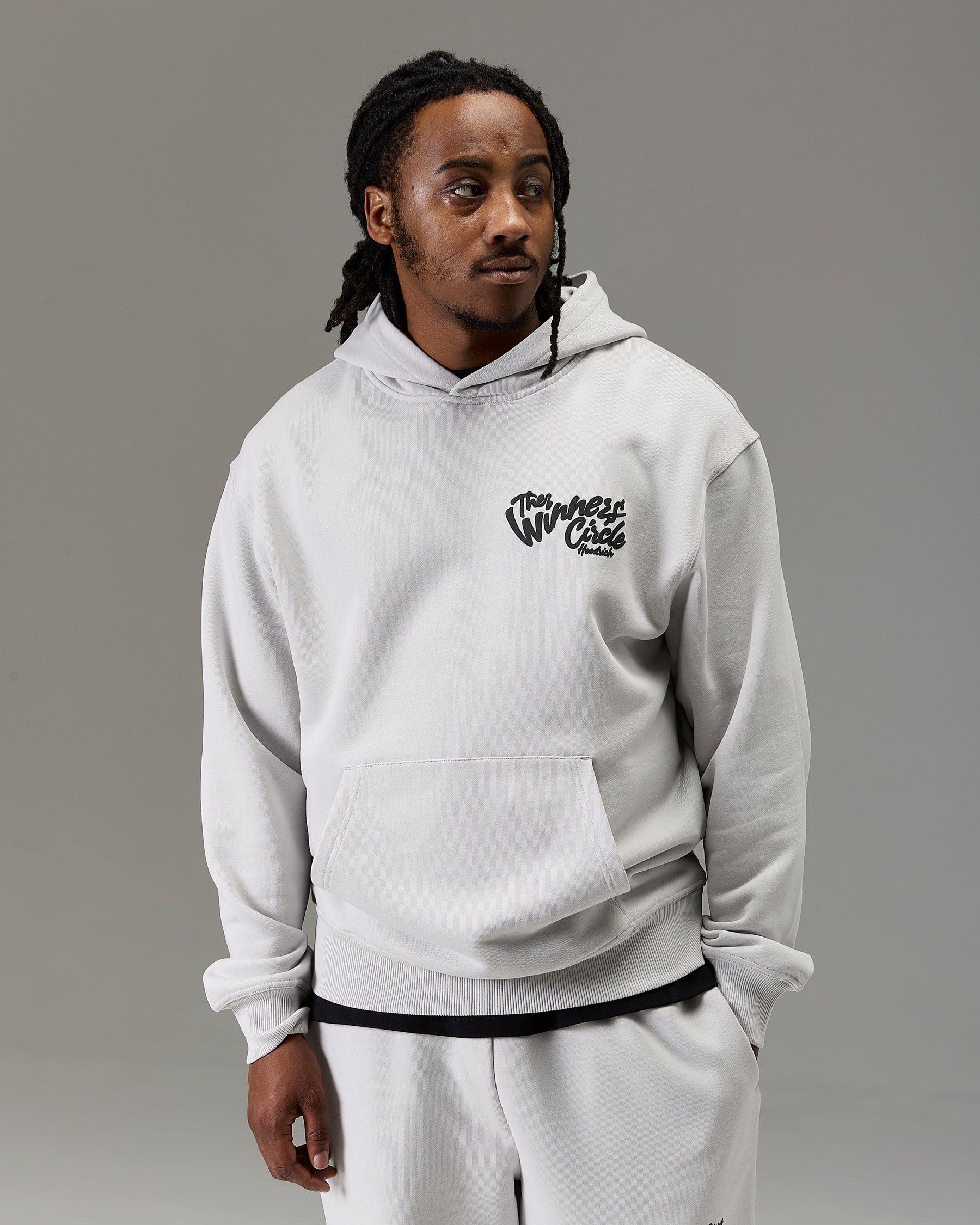 The Winners Circle Oversized Hoodie - Grey