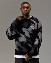 The Winners Circle Knitwear Sweater - Black/Camo