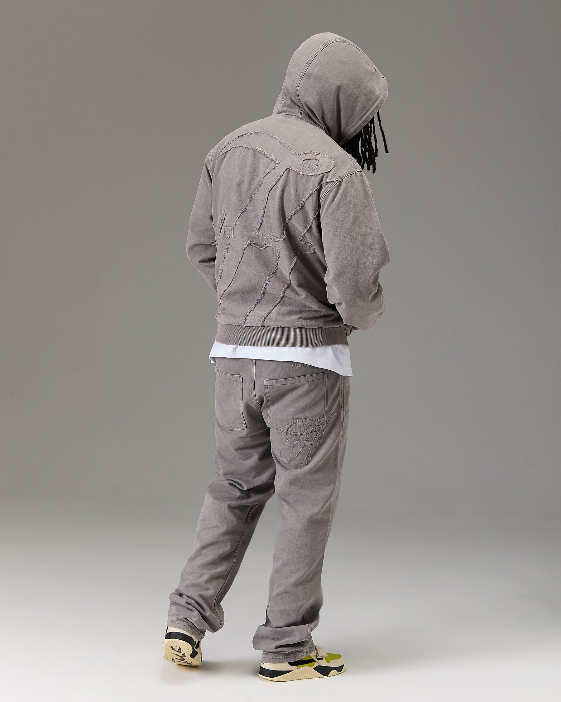 The Winners Circle Carpenter Canvas Pant - Grey